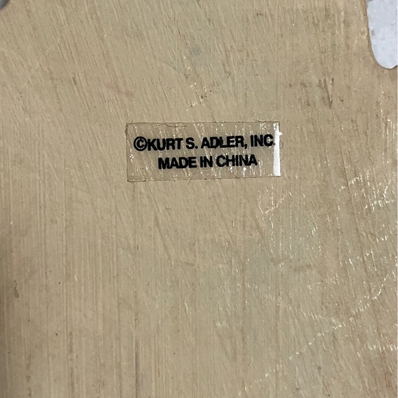 Kurt S. Adler Folk Art Santa Star Christmas Ornament - Picture 5 of 6